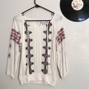 Long sleeve blouse